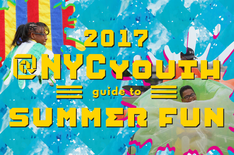 logo reading 2017 NYC Youth guide to Summer Fun
