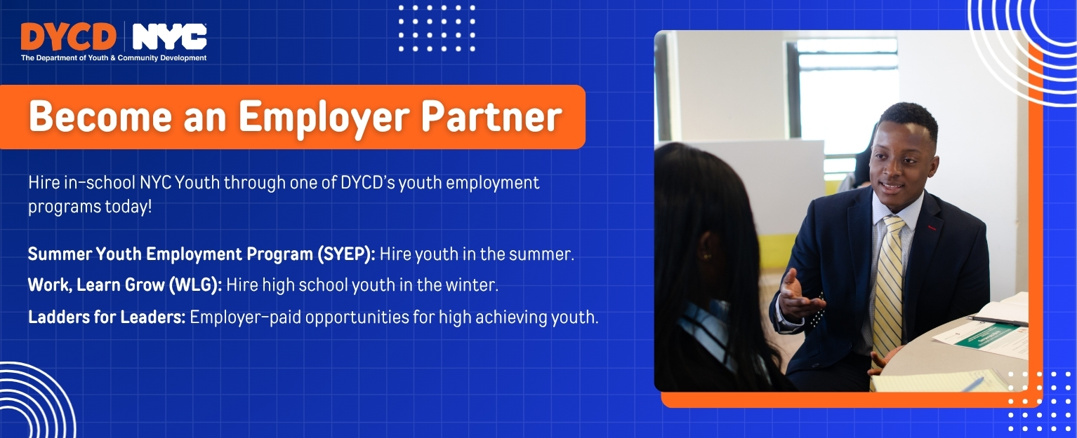 Become an Employer Partner "decorative banner"