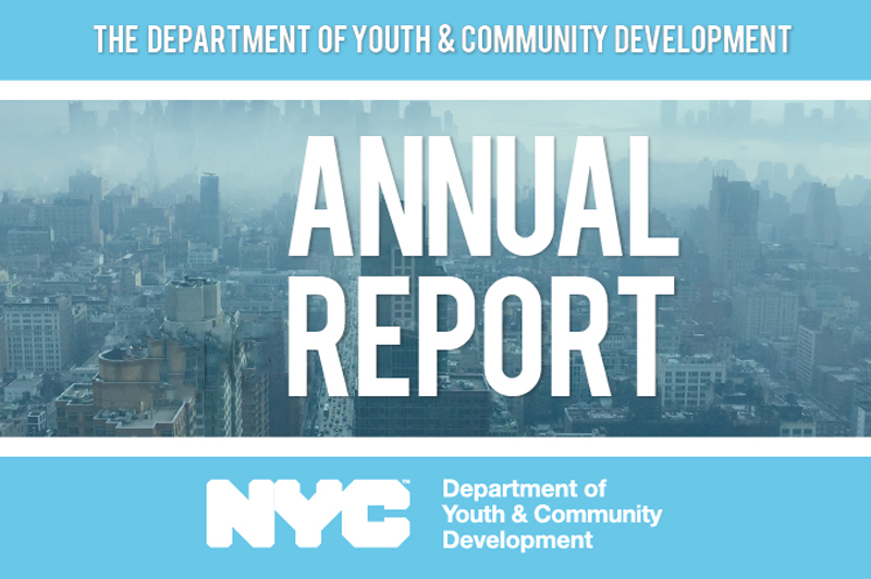 DYCD 2018 Annual Report cover page
