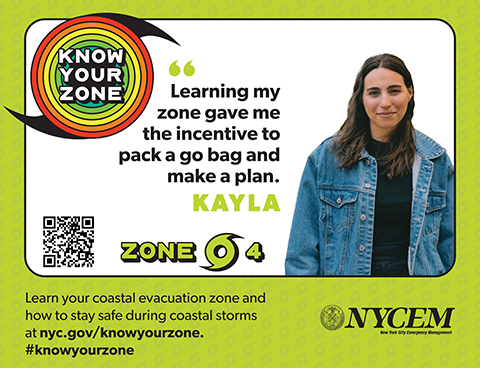 Learning my zone gave me the incentive to pack a go bag and make a plan. - Kayla