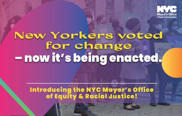 New Yorkers voted for change - now it's being enacted.
                                           
