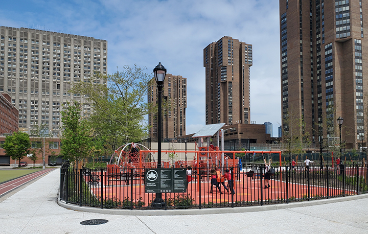 Asser Levy Playground opens to the public
                                           