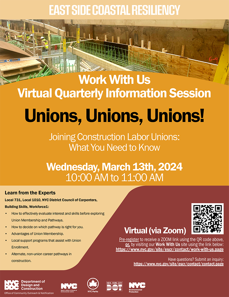 Work With Us Virtual Quarterly Information Session, Wednesday, March 13, 2024 10:00am to 11:00am