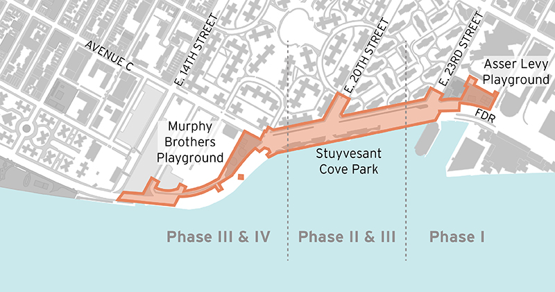 Construciton phasing map