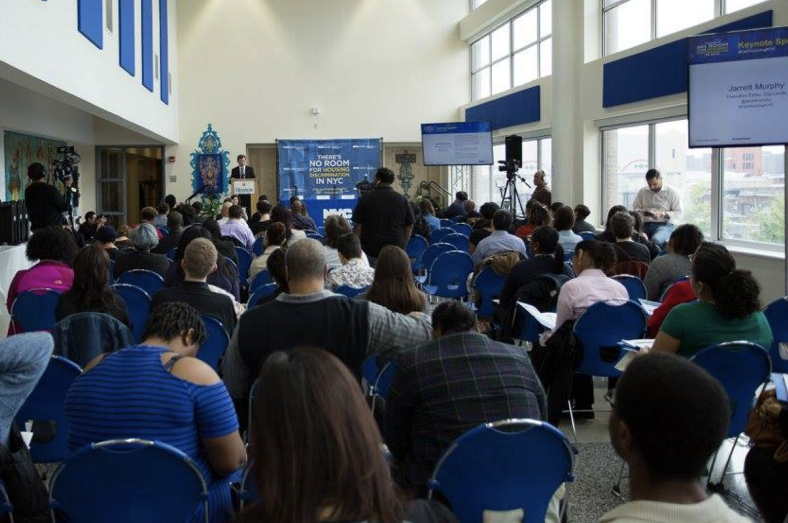 Wide shot of Fair Housing Event
                                           