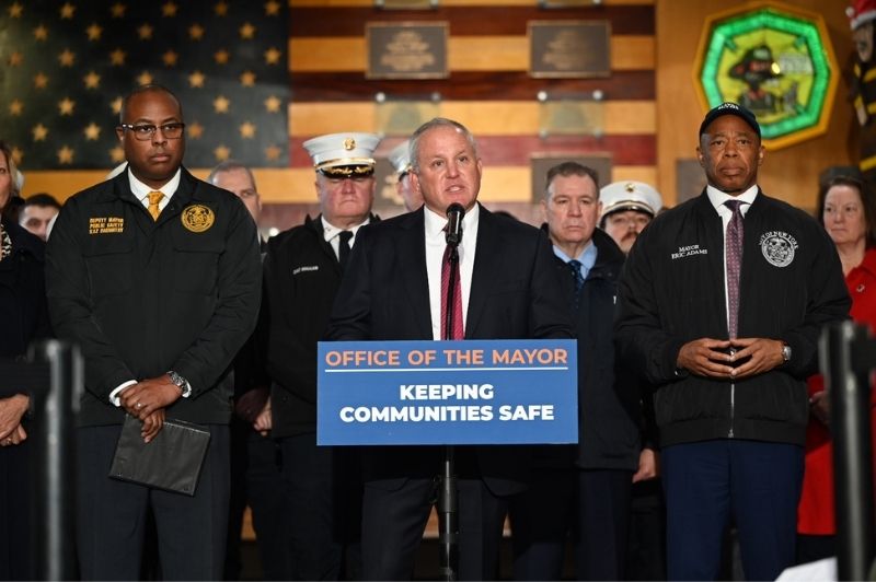 Mayor Eric Adams and FDNY Commissioner Robert S. Tucker declared 2025 as 