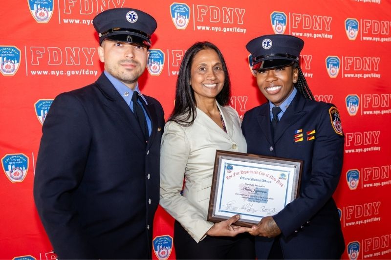 The FDNY held its 29th Second Chance Ceremony on Wednesday, May 21, 2025, reuniting eight cardiac arrest patients with the first responders and bystanders who helped save their lives.
                                           