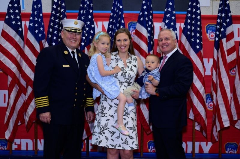 FDNY) Commissioner Robert S. Tucker and FDNY Officials today promoted members of Fire Operations to several officer ranks during a ceremony on Staten Island.
                                           