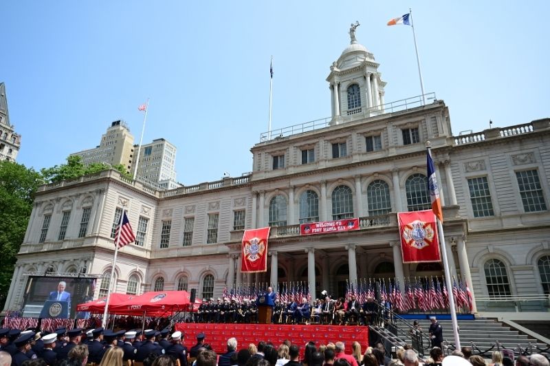 The FDNY held its 156th Medal Day Ceremony on Wednesday, June 4, 2025, honoring the lifesaving actions by its members during incidents throughout the previous calendar year.

                                           