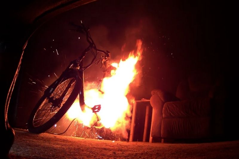 The FDNY commemorated the 100th National Fire Prevention Week with a new PSA highlighting the dangers of fires caused by e-bikes and lithium-ion batteries.
                                           