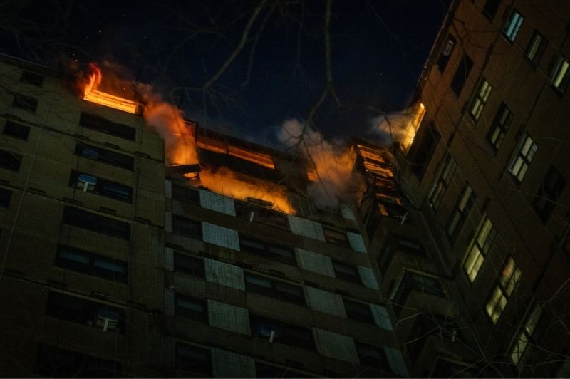 FDNY members responded to the 4-alarm fire on Saturday, Jan. 24, 2026.