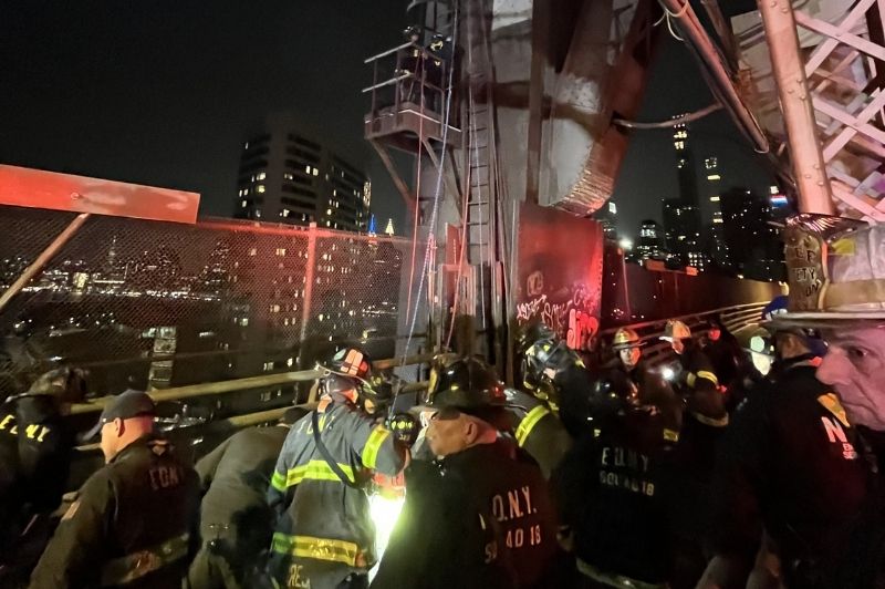 FDNY units responded to a major technical rescue at about 9 p.m. Monday, Feb. 16, 2026.&nbsp;