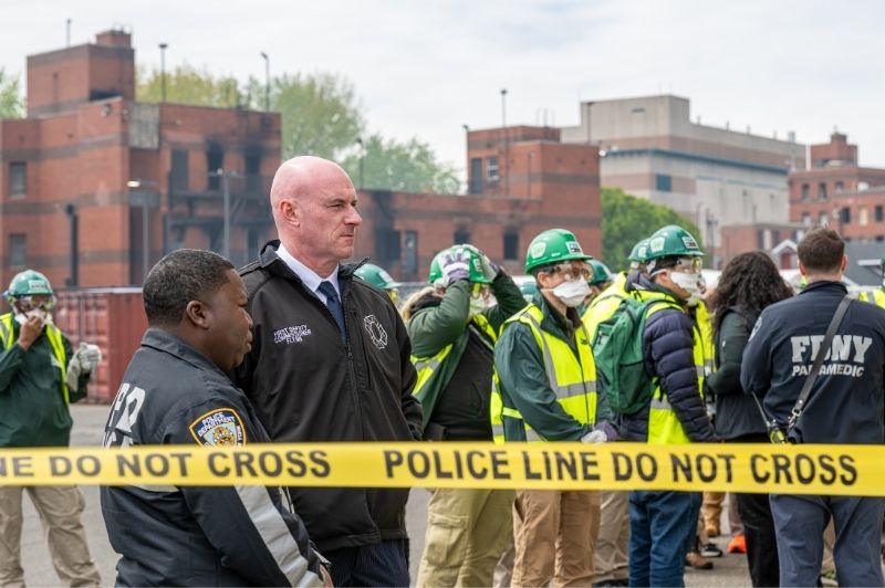 FDNY hosts NYC Emergency Management at the Fire Academy to conduct training of volunteers to enhance readiness ahead of high-profile 2026 events
                                           