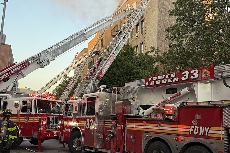 FDNY officials provide update on 4-alarm fire in the Bronx
                                           