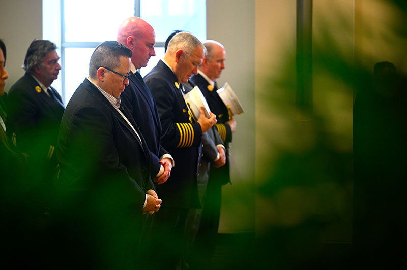 2026 FDNY Headquarters September 11th Memorial Service honors four Department leaders who made the Supreme Sacrifice
                                           