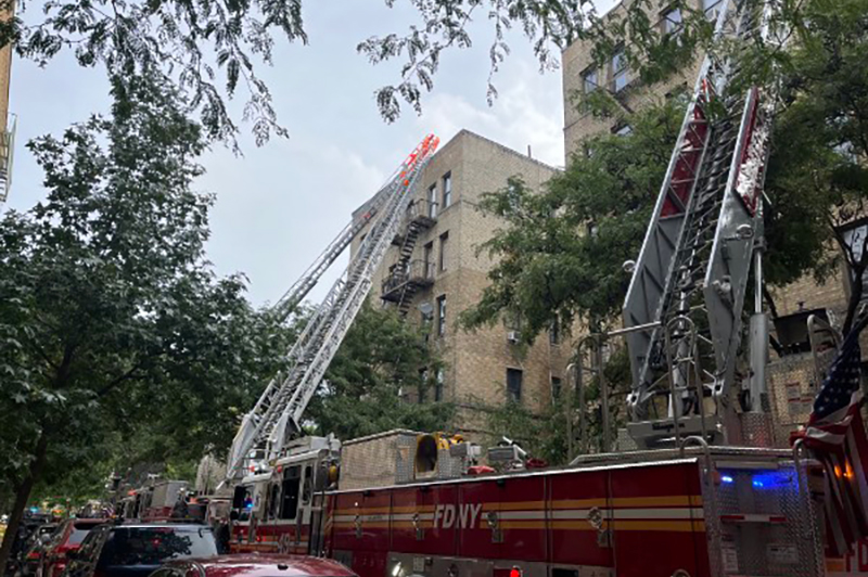 FDNY officials provide update on fatal 2-alarm fire in the Bronx
                                           