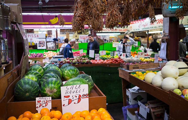 Photo of a food market
                                           