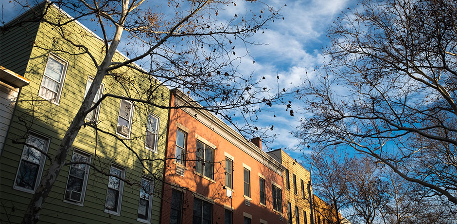 Photo of buildings from a block
                                           