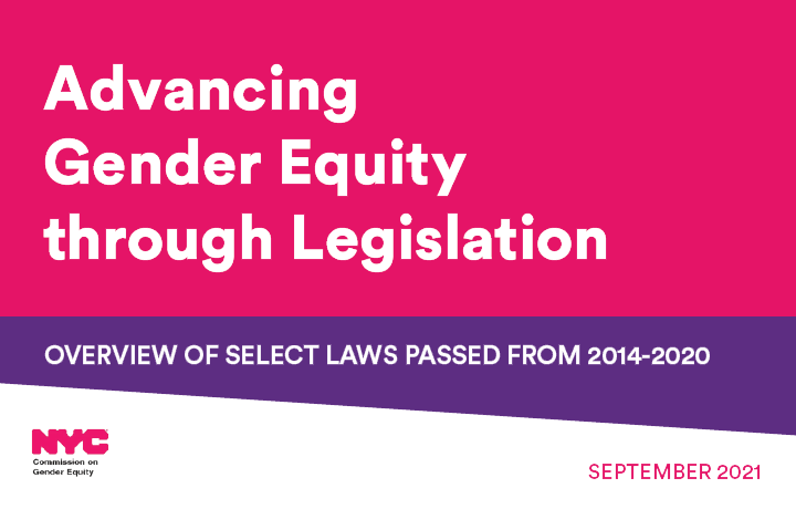 Advancing Gender Equity through Legislation
                                           