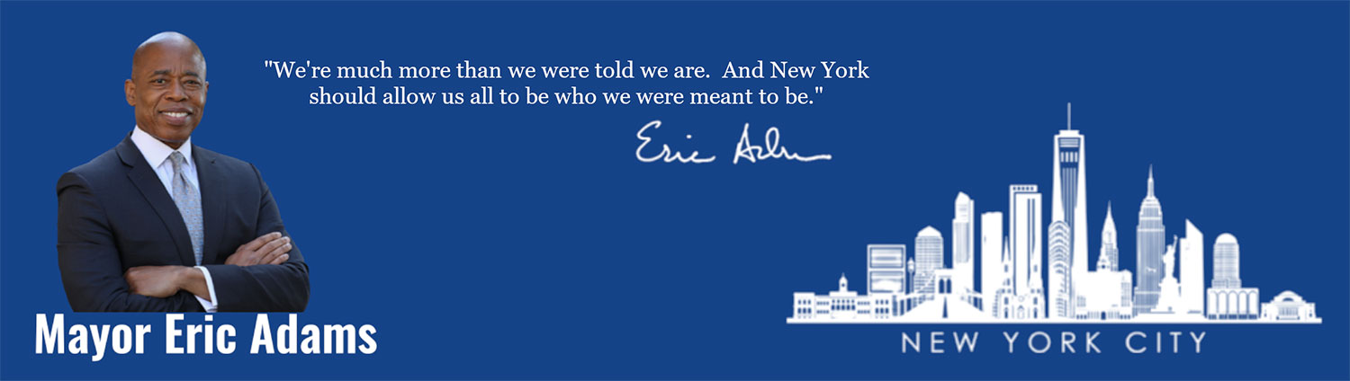 Mayor Eric Adams - We're much more than we were told we are. And New York should allow us all to be who we were meant to be.