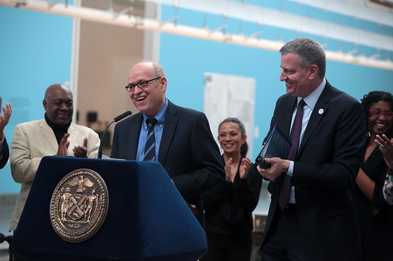 Mayor de Blasio Appoints Tom Finkelpearl as Department of Cultural Affairs Commissioner