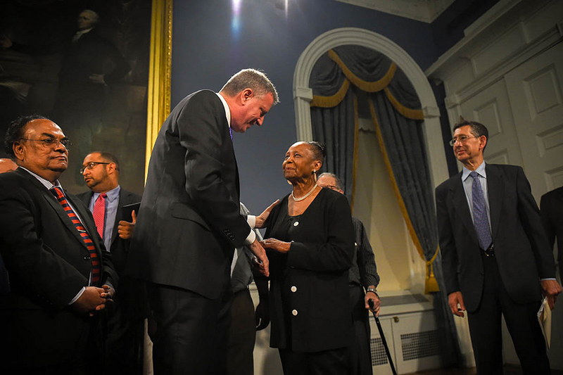 Transcript Mayor de Blasio and DC37 Announce Tentative Contract