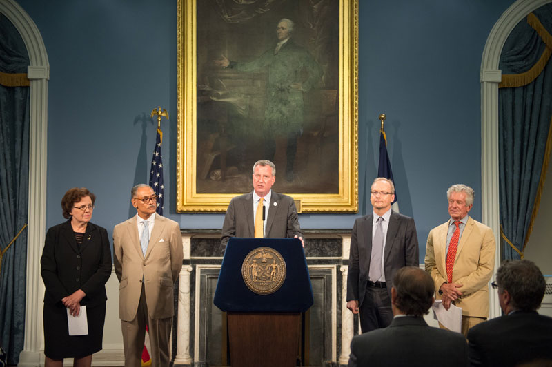 Mayor de Blasio appoints Commissioner of the Department of Buildings, Chair of Civilian Complaint Re