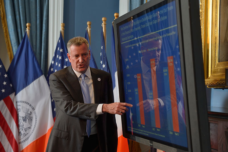 Mayor de Blasio Issues Executive Budget for FY2015, Updates the City's Financial Plan for 2014-18