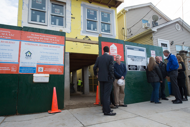 Mayor de Blasio Announces Signficant Progress on Sandy Recovery, New Build It Back Goals