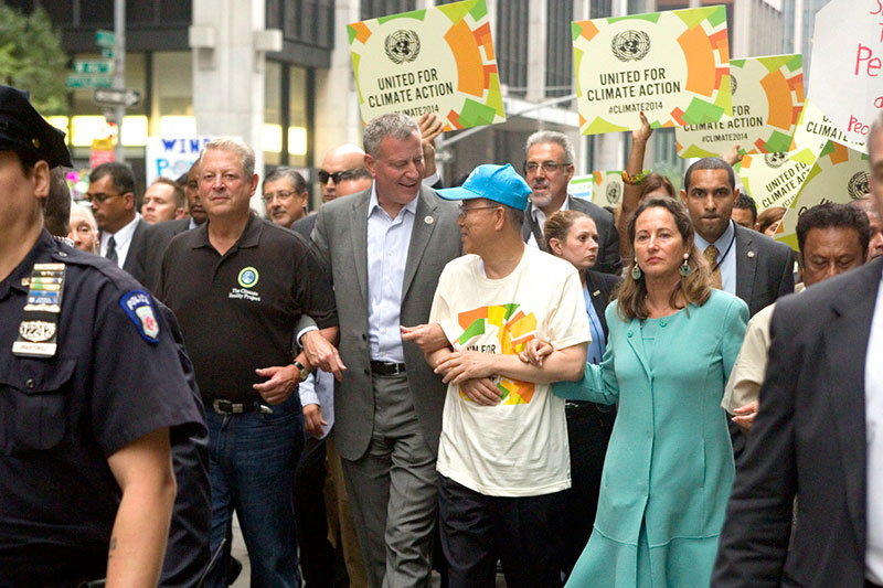 Mayor de Blasio Commits to 80 Percent Reduction of Greenhouse Gas Emissions by 2050
