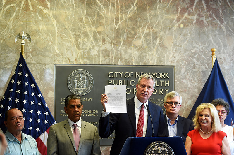 Mayor Bill de Blasio Updates New Yorkers on Zika Efforts