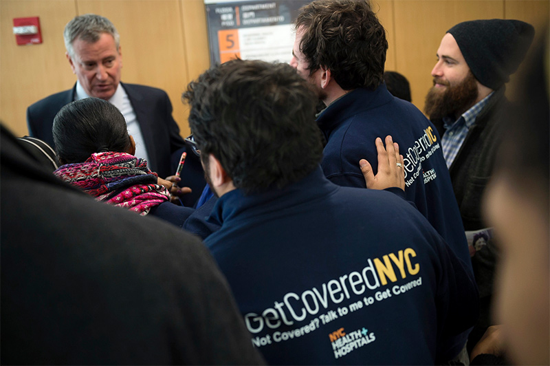 Mayor de Blasio Launches GetCoveredNYC Initiative