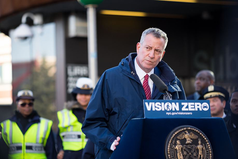 Vision Zero: Mayor de Blasio Proposed Budget Invests in More Crossing Guards and Street Safety Redes