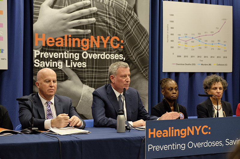 De Blasio Administration Launches New Initiative to Combat Opioid Epidemic