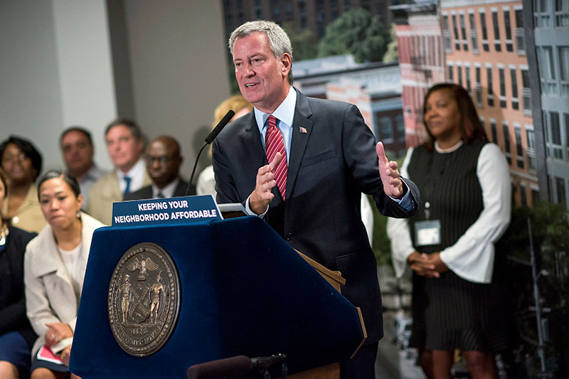 Mayor de Blasio to Complete Affordable Housing Plan 2 Years Ahead of Schedule