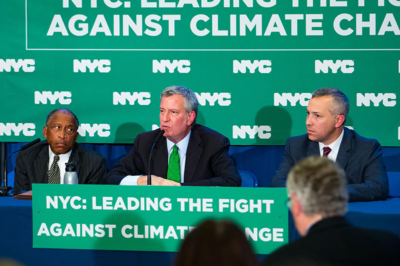 Mayor, Comptroller, Trustees Announce First-In-The-Nation Goal to Divest From Fossil Fuels