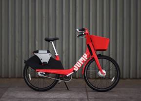 Image of the new red Jump Bike