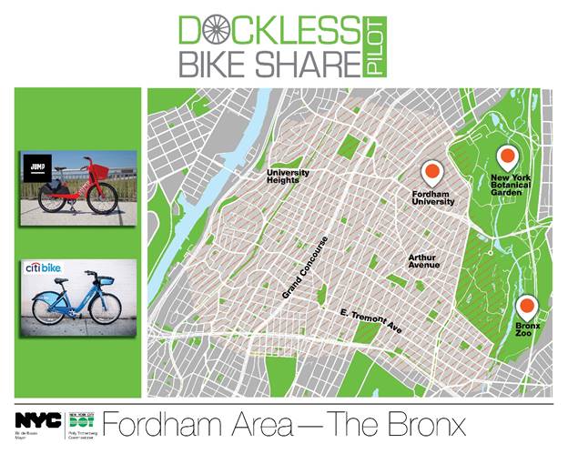 Dockless Bike Share Locations