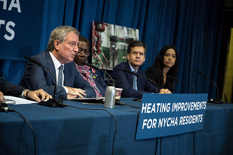 De Blasio Administration Announces Heating Improvements for NYCHA Residents in Advance of Winter