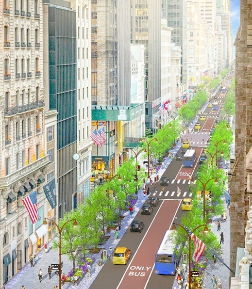 aerial vewi of street