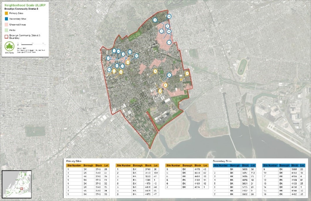 Brooklyn Community District 5 sites