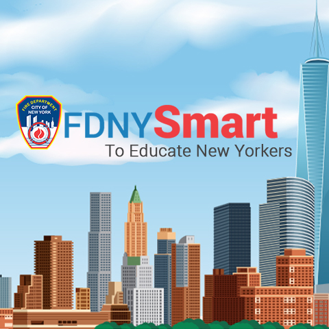 Logo for #FDNYSmart