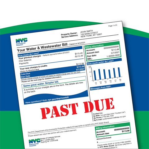 Past due water bill