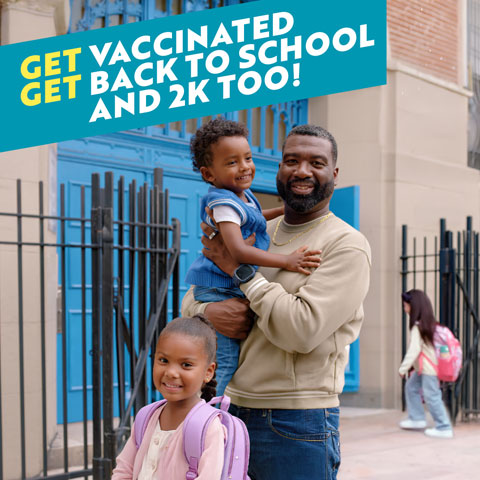 Logo for Vaccines for School and Childcare