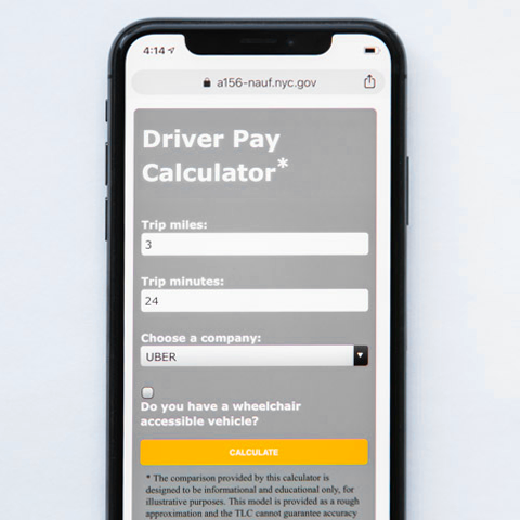 Logo for TLC Driver Pay Calculator