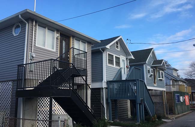 Homes rebuilt after Hurricane Sandy