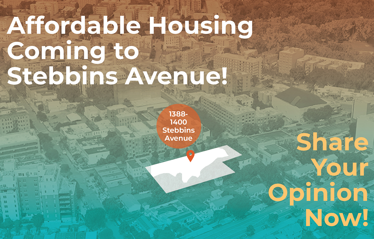 Affordable housing coming to Stebbins Avenue
                                           