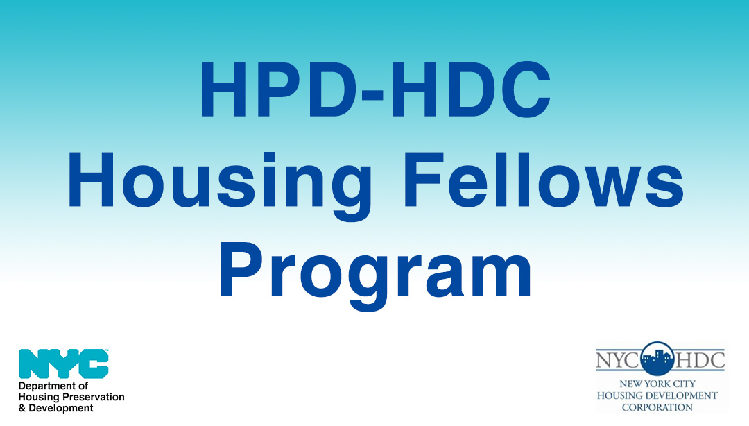 HPD-HDC Housing Fellows Program graphic