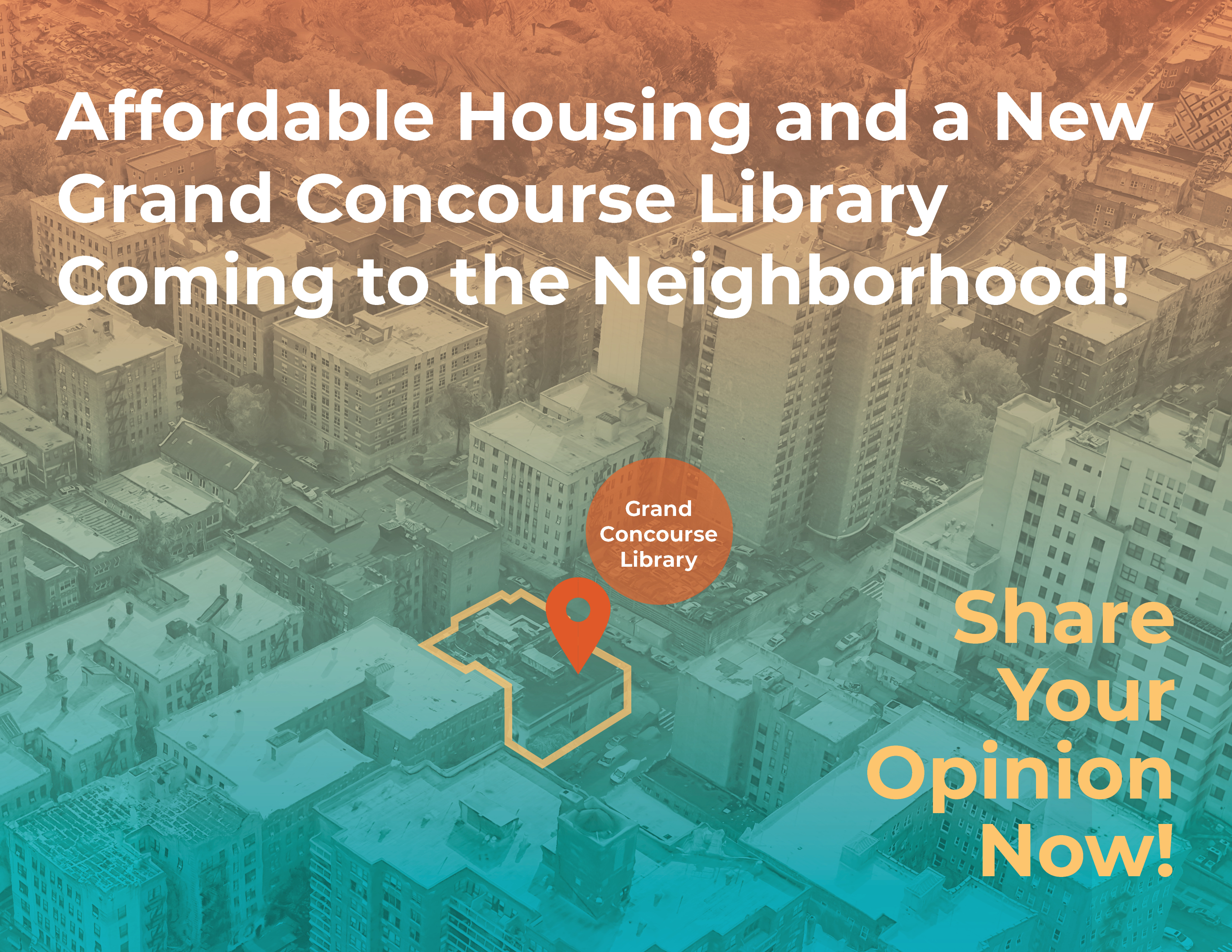 Affordable Housing and a New Grand Concourse Library Coming to the Neighorhood!