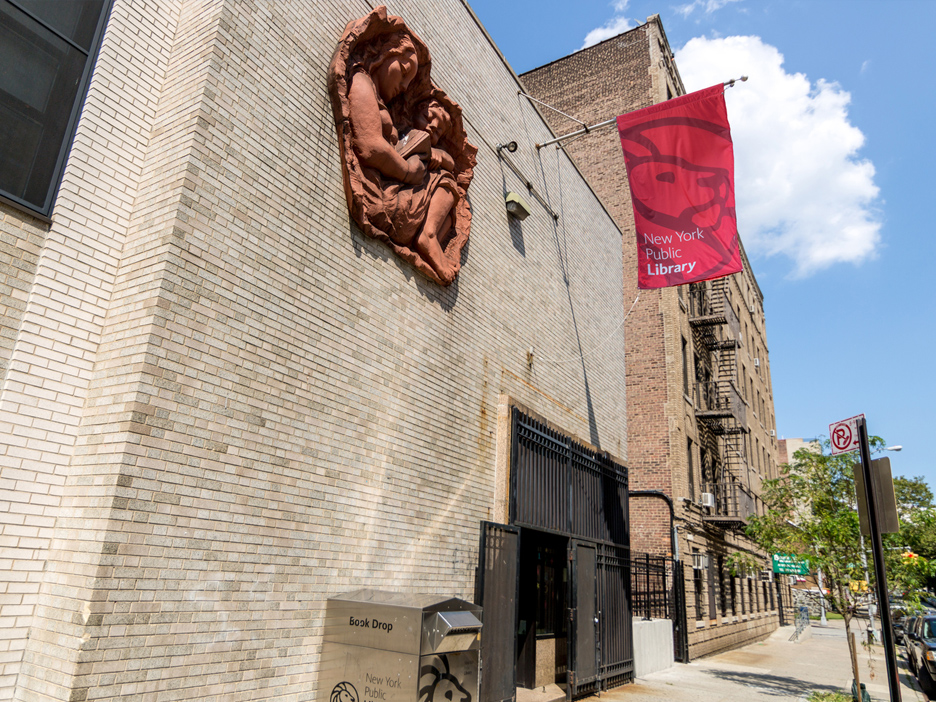 exterior of the Grand Concourse Library